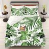 Cartoon Palm Leaf Duvet Cover Bedding Set Cute for Kids Teens Girls Bedroom Decoration Duvet Cover Easter Gift Friends