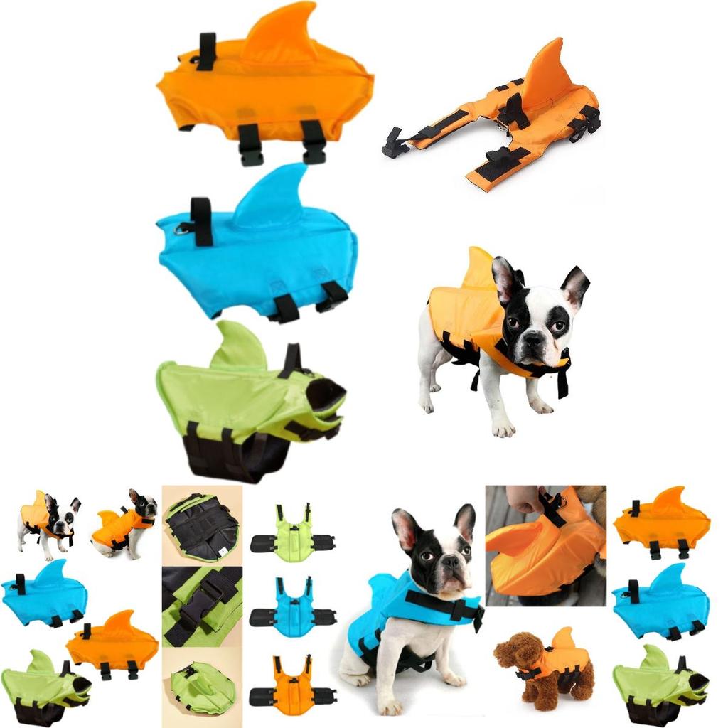 European Style Wangupet Pet Life Vest With Shark Fin For Improved Swimming