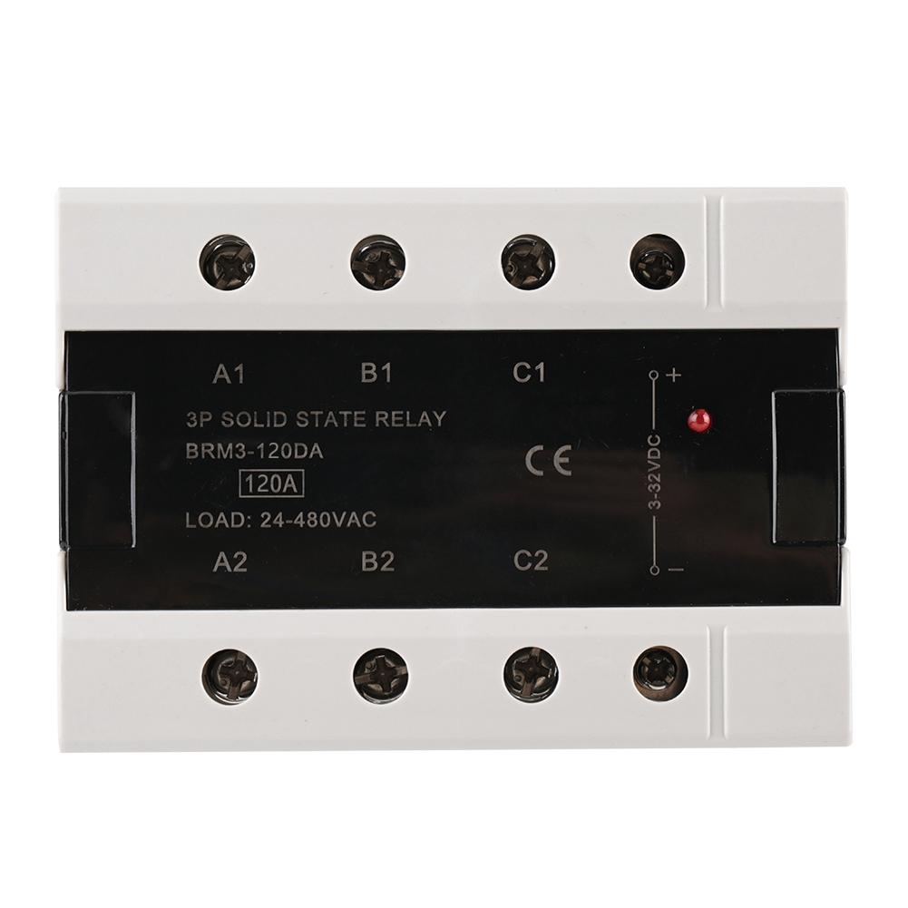 Load 24 480VAC Three Phase Solid State Relay (BRM3 120DA)
