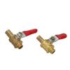 1/8" 1/4" 3/8" 1/2" Außengewinde Messing Kugelhähne 6/8/10/12mm Schlauchtüllen Wasser Öl Luft Gas Kraftstoffleitung Absperr-Kugelhähne