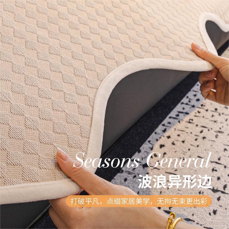 Premium Sofa Cushion Universal Fixed Non-Slip Light Luxury Three-Person Sofa Seat Cushion Dust Cover