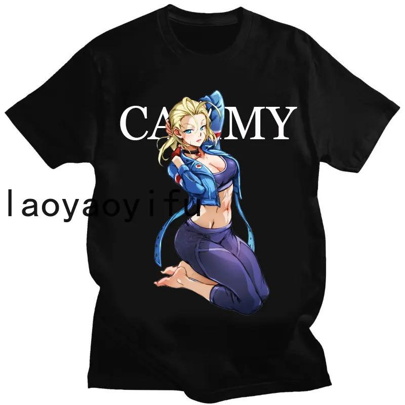 Graphic T Shirts Unisex Women Boxing Hadouken Classic T Shirt Hot Streetwear Tops Unisex Clothing Street Fighter 6 Cammy White Game