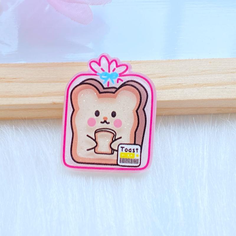 10Pcs New Cute Cartoon Acrylic Lovely Drink Cup Flat Back Cabochons Scrapbooking DIY Jewelry Craft Decoration Accessorie Q55