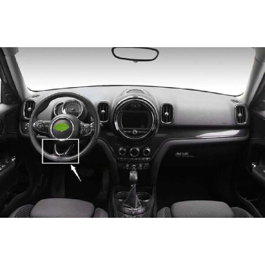 For Mini Cooper Countryman F60 ABS Carbon Fiber Steering Wheel Panel Cover Trim