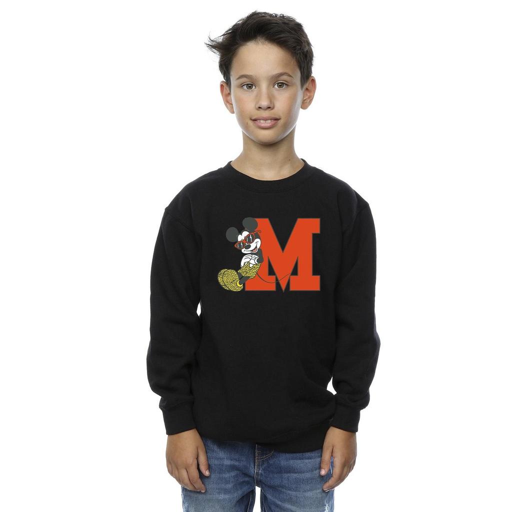 Disney Boys Mickey Mouse Leopard Trousers Sweatshirt