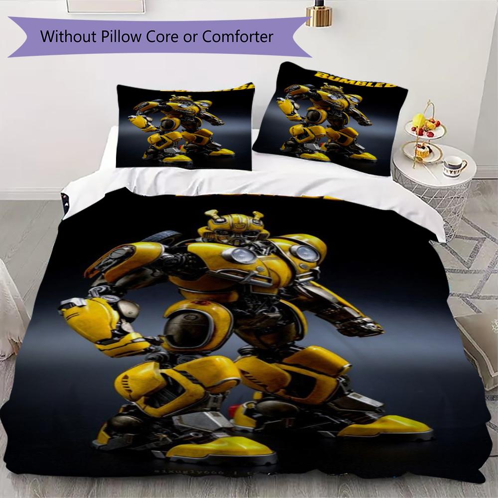 Starscream Decepticon Air Support Bedding 1 Duvet Cover 2 Pillowcase Without Core Without Core Christmas Birthday Gift