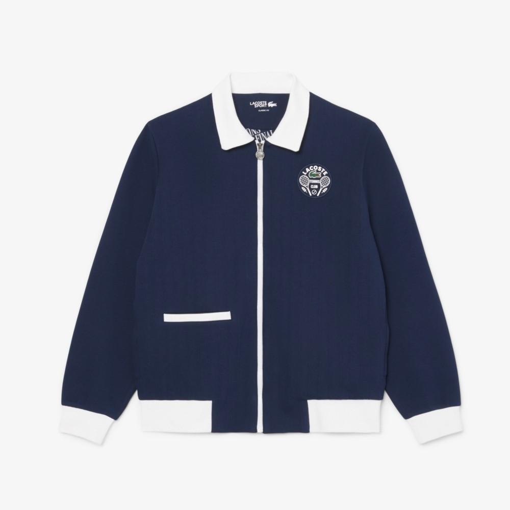 [Lacoste] Men's Tennis Heritage Full-Zip Sweatshirt SH8941-55N525