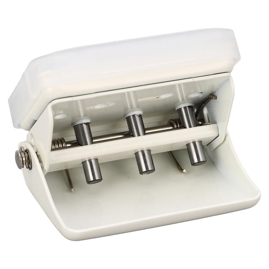 3 Hole Puncher Loose Leaf Handheld Hole Punch for B5 A5 A6 A7 A4 Paper 5 Sheets 70g Capacity