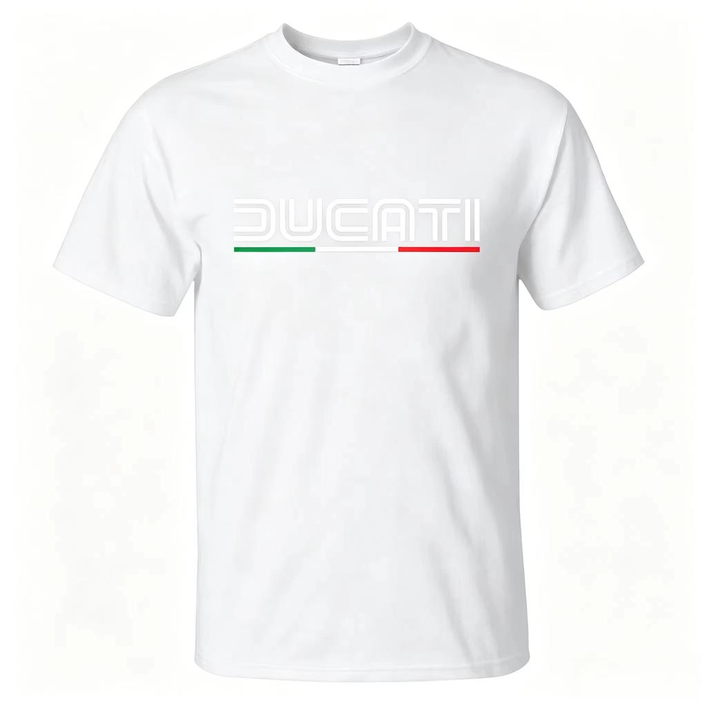 Summer 2026 New Motorcycle Style Unisexs TShirt Fashion Hot Sale Unisexs And Unisexs Same Round Neck Printed Cotton TShirt