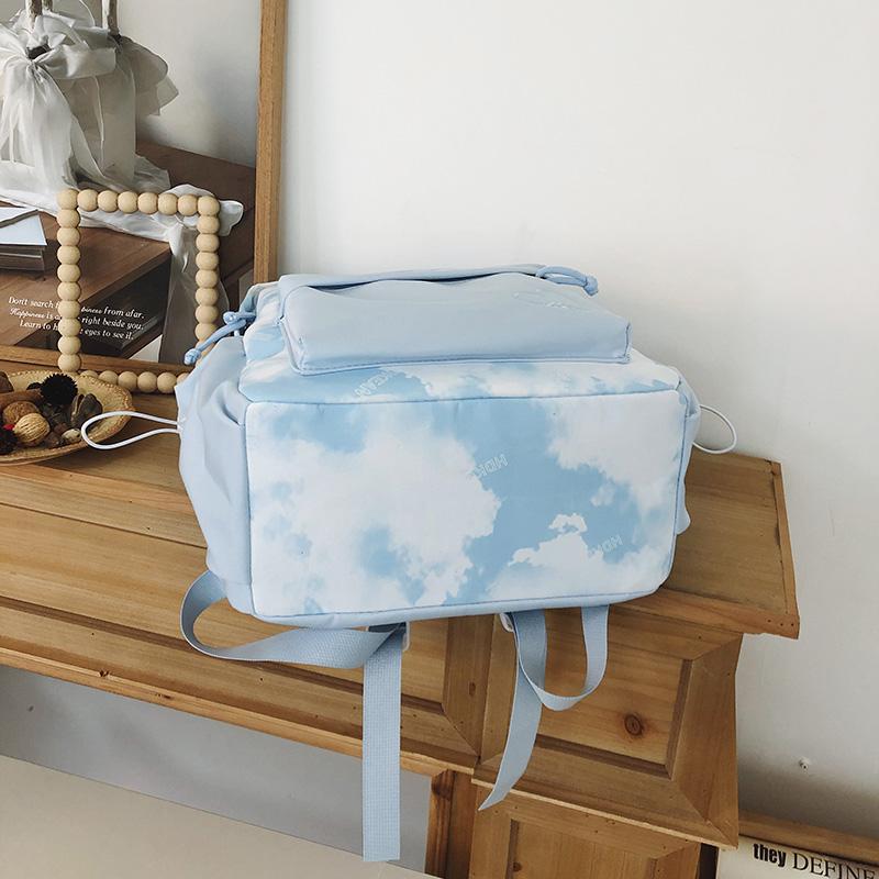 Tie-Dye-Druck Studenten-Schultasche Große Kapazität Damen-Rucksack