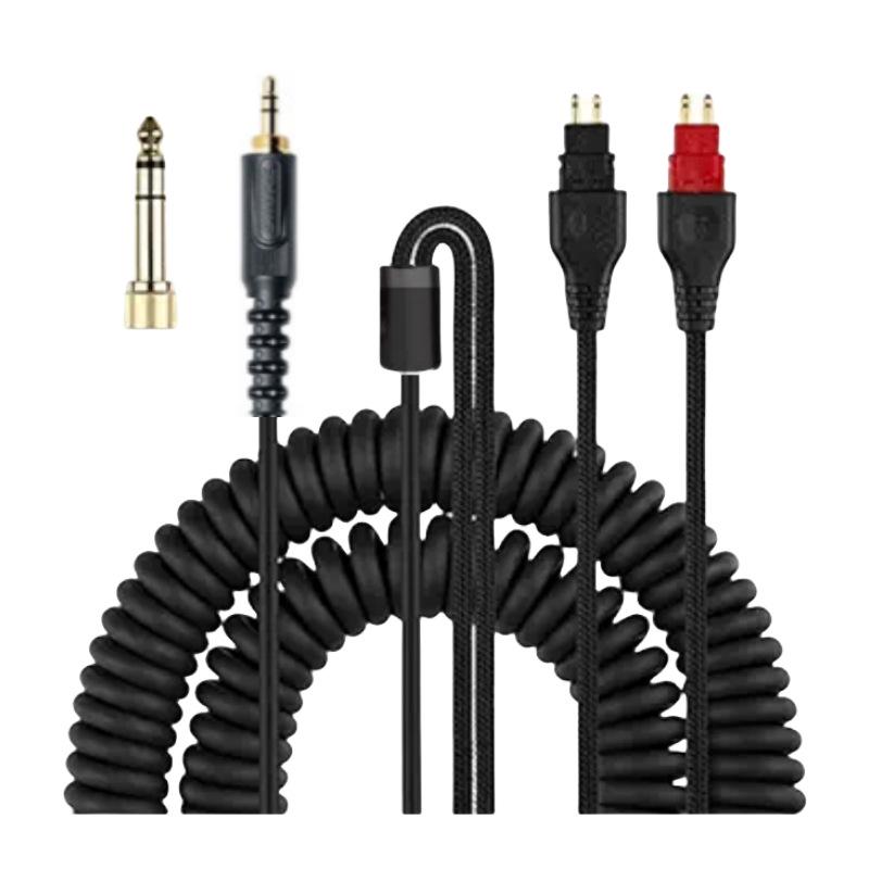 Upgrade Coiled Audio Cable for HD580/600/650/565/58X Headphones