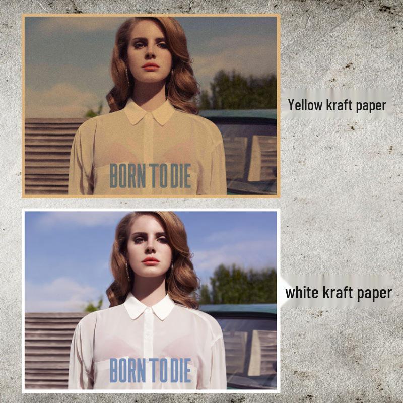Lana Del Rey Retro Music Star Wall Poster