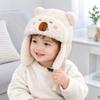 Cartoon Bears Toddler Winter Hats Plushie Ears Protective Cap Kid Outdoor Caps  for Cold Weather