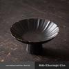 Changbaosen Zen Ceramic Lotus Petal High-Foot Snack Plate