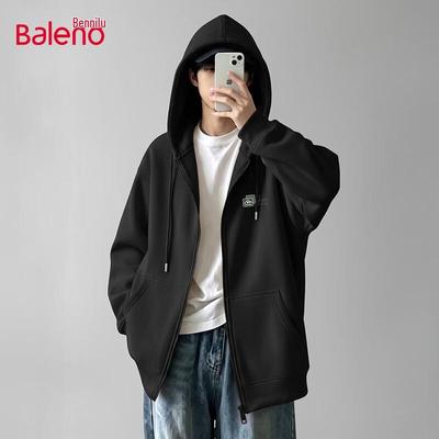 Baleno Men's Casual Hooded Zipper Jacket