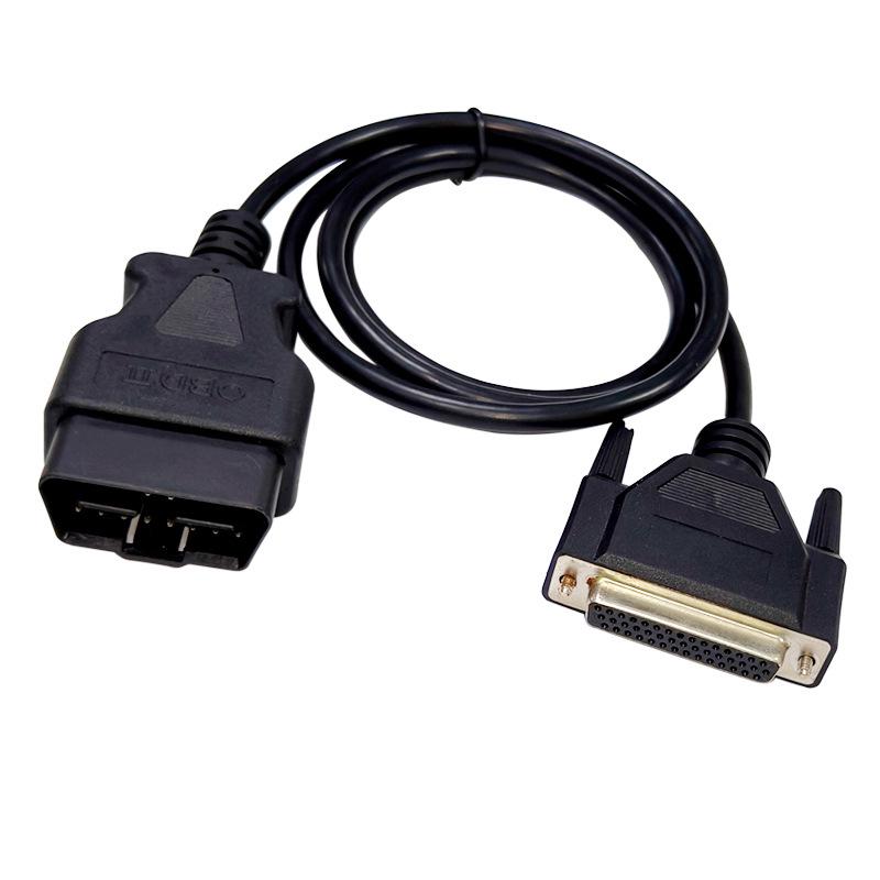 16-Pin OBD2 to 44-Pin HDB Female Diagnostic Extension Cable