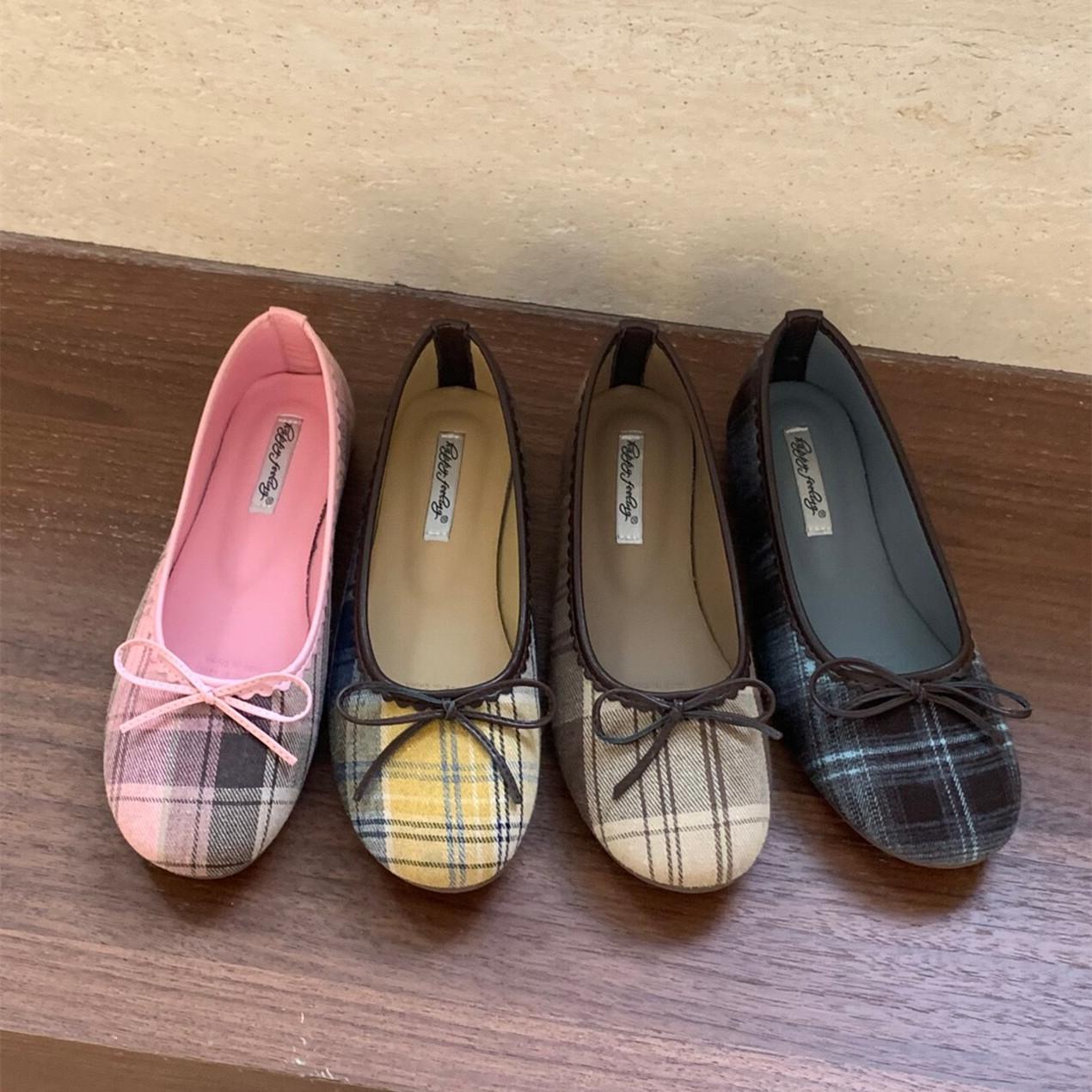 Fashion Shoes Cswo01 Women's Bailamos Spring Ballet Flats Round Toe Bow Shoes Foldable Flat Roll Slippers Classic Versatile Ballet Shoe Cm