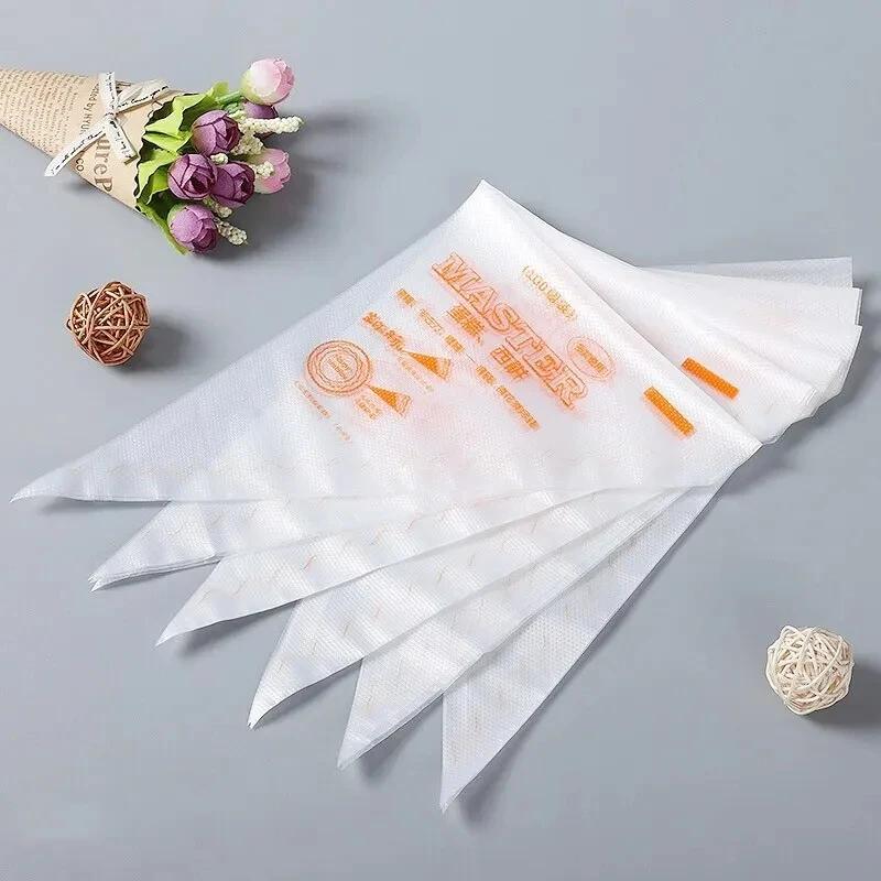 100pcs Disposable Composite Bag, Small Transparent Squeezed Cream Bag, Cake, Dessert, Biscuit Decoration, Kitchen Baking