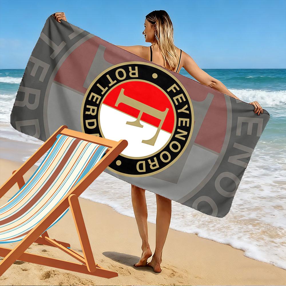 Asciugamano da Spiaggia Logo Feyenoord Un asciugamano da spiaggia indispensabile per le vacanze al mare