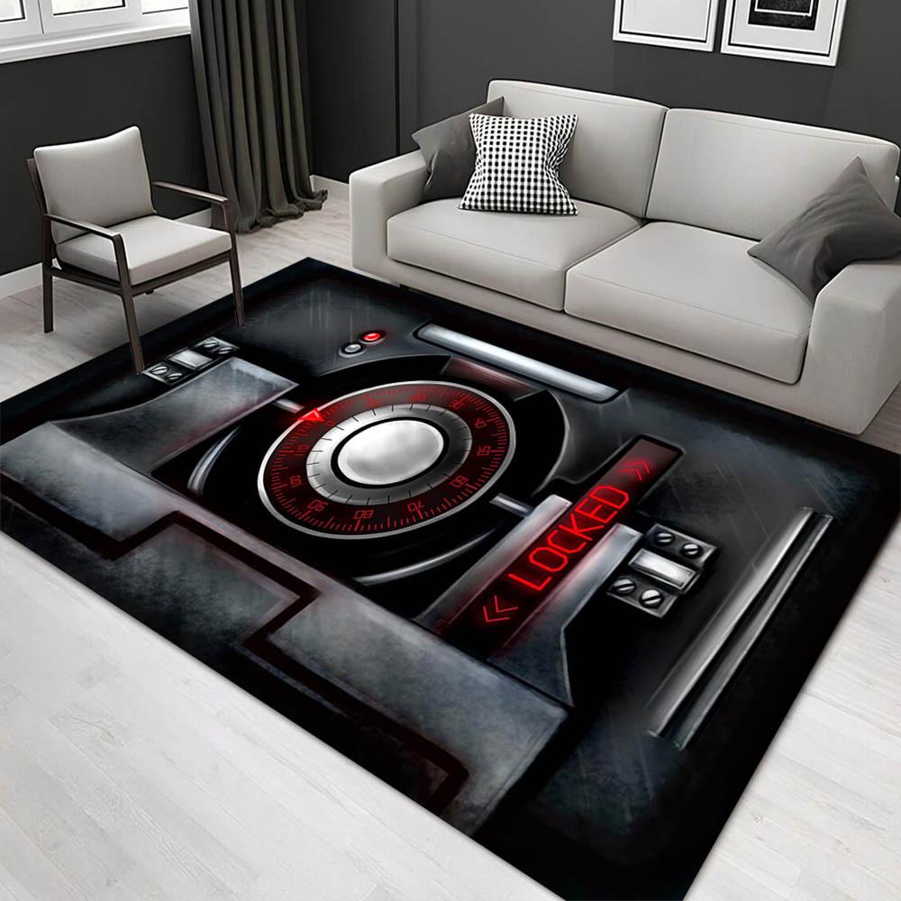 

1pc 1681291946Pattern Carpet, Area Rug For Living Room Bedroom Room Bed Chair Laundry Entryway Corridor Yard Non-slip Outdoor Camping Rug Fl 60cm by 90cm