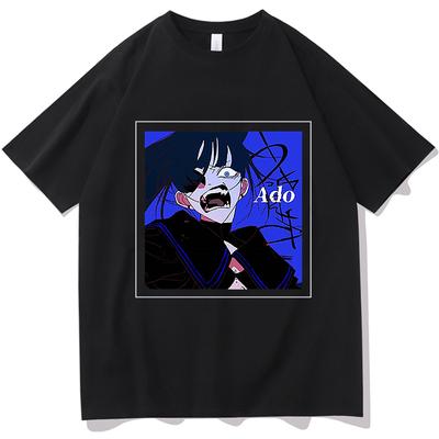 Unisex Ado T-shirt Fashion Unisex Graphic Tshirt Unisex/Women Summer Short Sleeve T Shirt 100% Cotton Aesthetic Tops Sweatshirt Streetwear