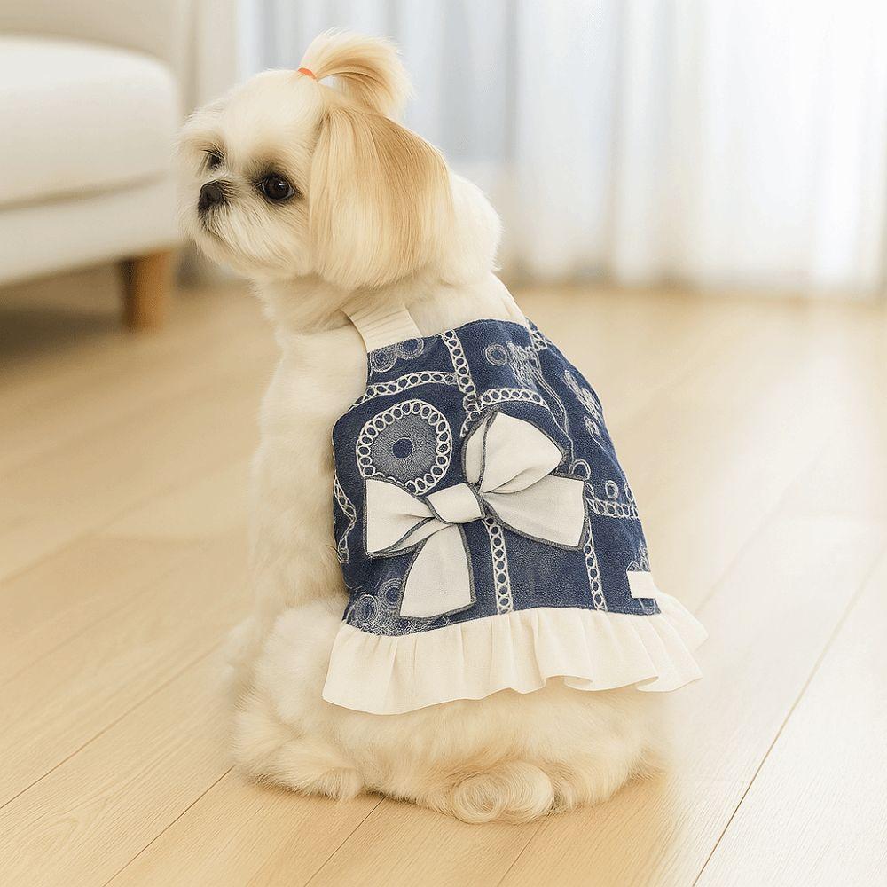 Princess Style Puppy Summer Clothes Elegant Dog Costume Trendy Pet Princess Dress  Chihuahua