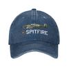 Cotton Supermarine RAF Spitfire Baseball Cap Outdoor Men Women's WW2 War Fighter Aircraft Plane Airplane British Dad Hat