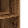 Side Table with Wheels Reclaimed Wood Look 55x60x78cm Engineered Wood