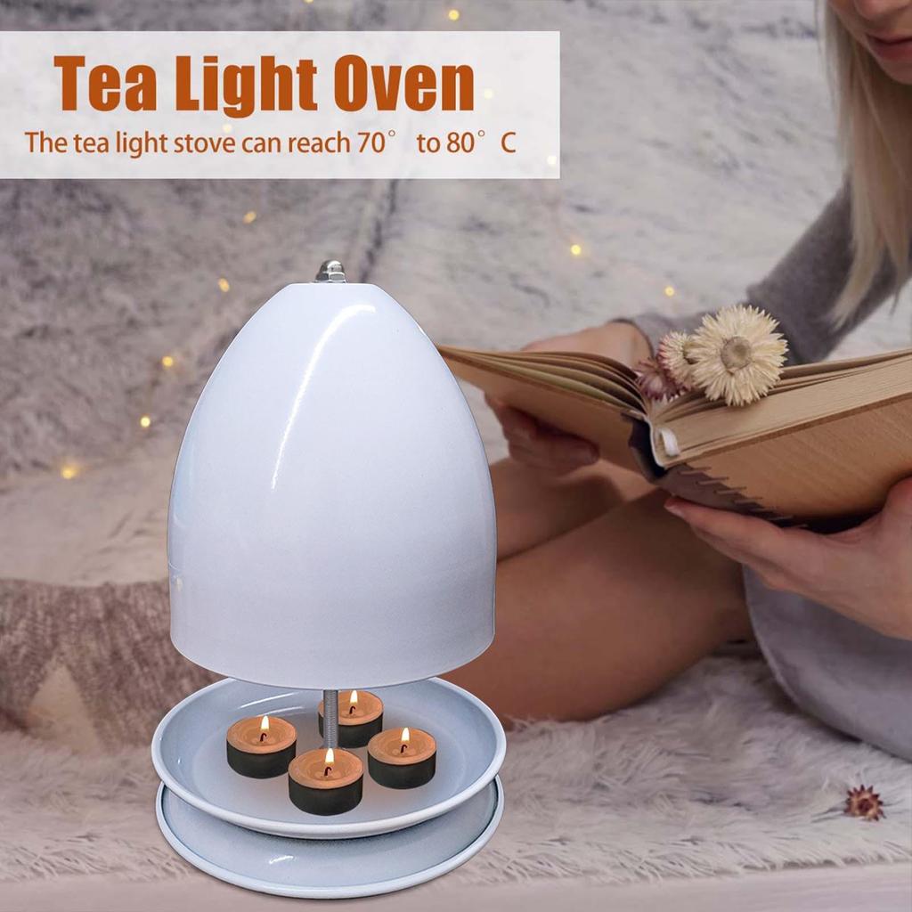 Aquecedor de Velas Chá Inverno Fogão a Vela Aquecedor de Mãos Mesa Aquecedor de Velas Chá Forno a Vela Chá Aquecedor de Velas Chá Metal