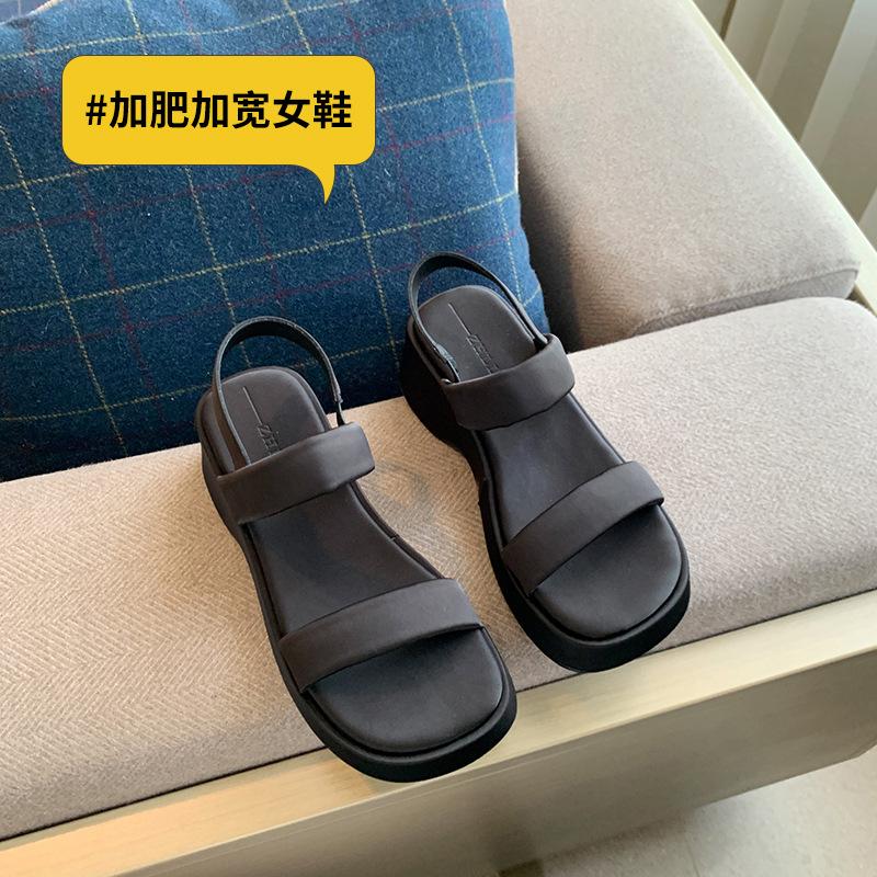 

- Platform sandals women s summer wear cool slippers silver casual women s shoes wide fat feet plus fat large size women s shoes 3 35 чёрный