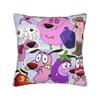 Courage the Cowardly DogD Pillow Cover Stuff Soft Cushion Cover Decorative  Pillow Case Cover Sofa Multi Size