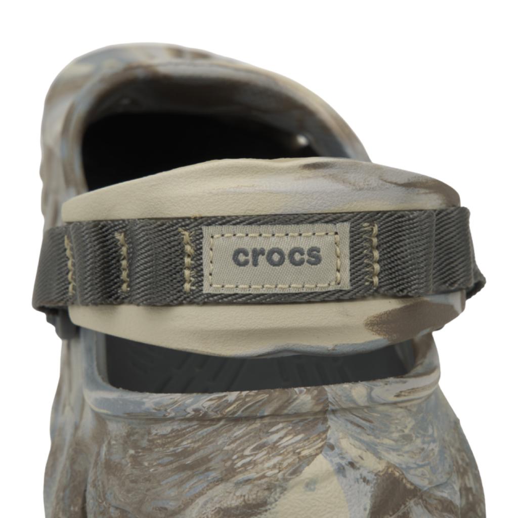 Crocs EVA Buborékos Csúszásgátló Lélegző Sport Szandál Uniszex Szandál Fehér Barna 208454-2Y3