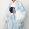 Chinese Wei And Jin Dynasties Style Han Element Suit Landscape Printing Large Sleeve Hanfu