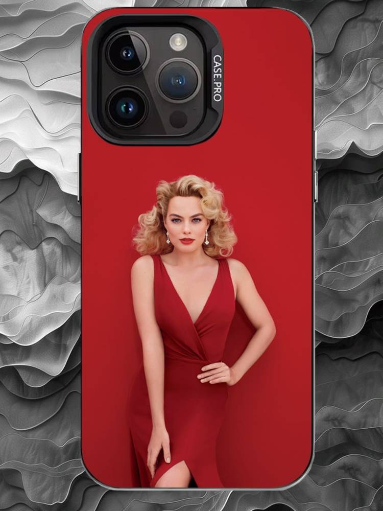 

M-Margot Robbie Phone Case For iPhone 17 16 15 14 13 12 11 Pro Max Plus Silver Matte Black Cover iPhone13