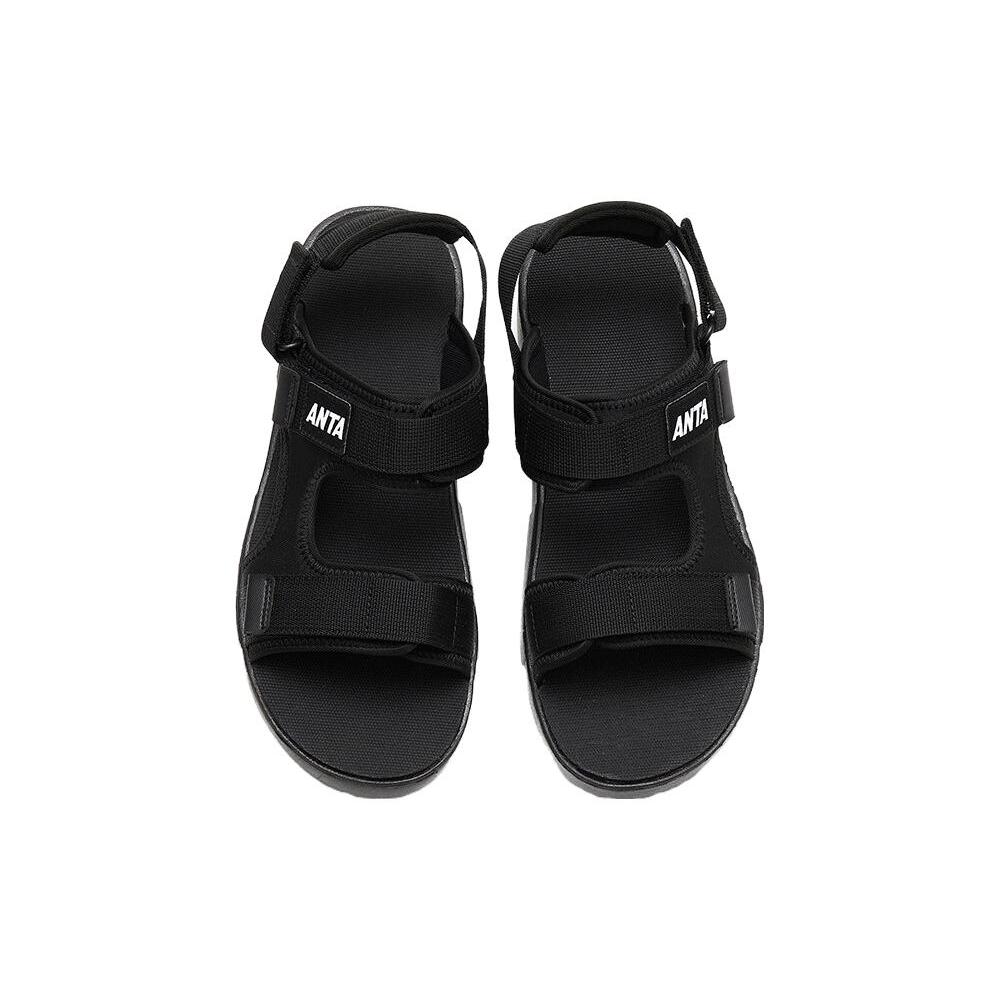 New Anta Life Collection Beach Sandals Men's Black 112338505-1