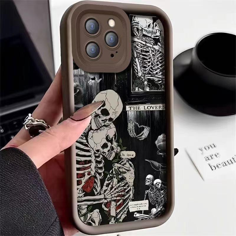 Personalized European and American Applicable Iphone16pro Mobile Phone Case Apple 15 Anti-drop 14 Creative 13promax New 12x
