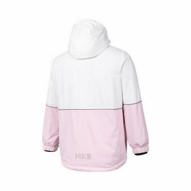 Nike Jacket Warm Sports Comfortable Long Sleeve Kids Jacket White Pink HQ7172-133