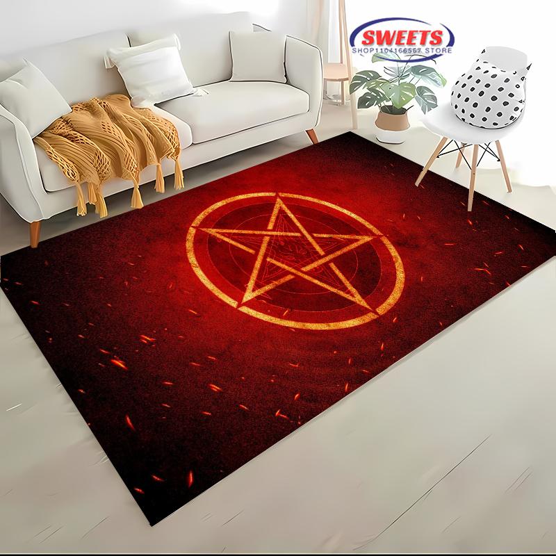 HD Home Area Gamer Rug with Game Controller Design,Non Slip Floor Tapete for Kids,Decor Carpet for Living Room Bed Playrooms Mat