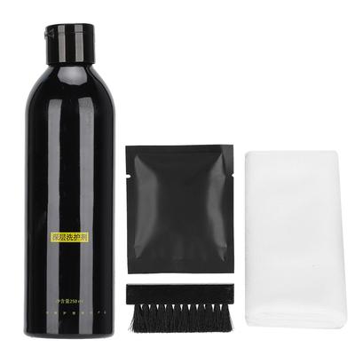 Reinigungsset für Turnschuhe, Schuhreinigungsflüssigkeit, Fleckenentfernung, Handtuch, Bürste, Tücher