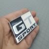 1pc 3D Metal GT SPORT Logo Car Front Grille Badge Sider Fender Rear Trunk Emblem Sticker for Car Body Stying Decoration Accessories