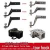 2024 Toyota Prado LC250 Trailer Hitch: Modified Tow Hook Rear Bumper with Square Hole