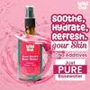 WildOak Steam Distilled 100% Pure Food Grade Rose Water | 100ml Bottle | Gulab Jal |Maintains Skin's Natural PH Level & Tightens Pores