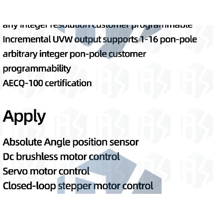 MT6816 high-speed and high-precision magnetic encoder magnetic induction angle measurement sensor module