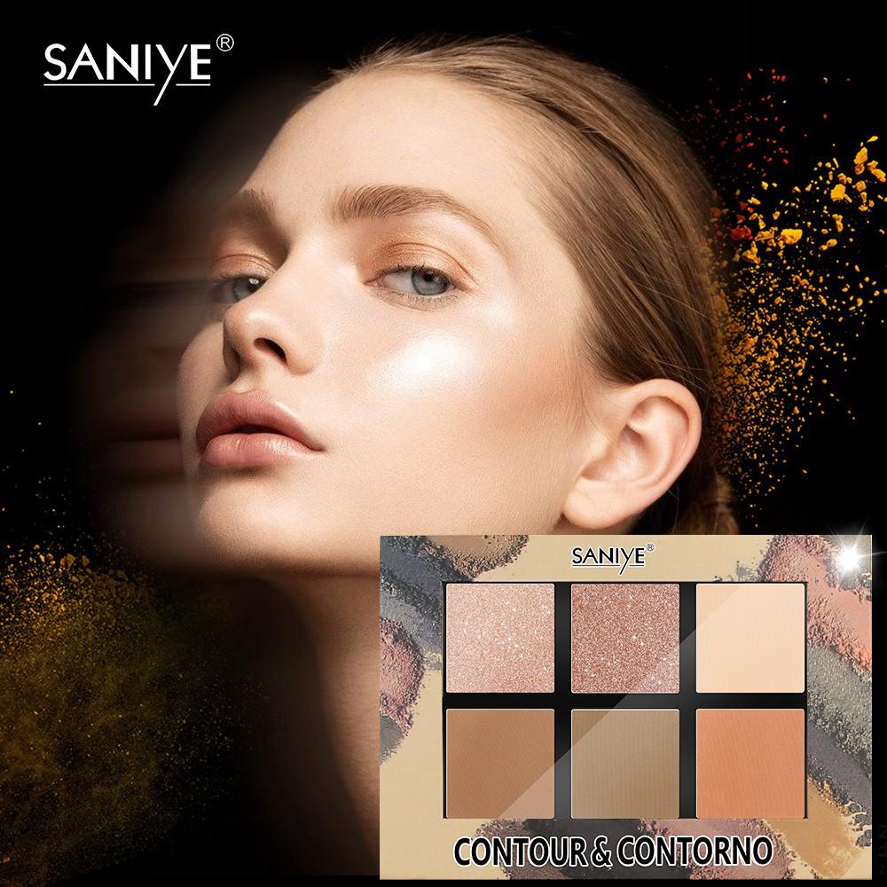 

SANIYE 6 Color Contour Powder Highlighter Palette Repair Powders E0615