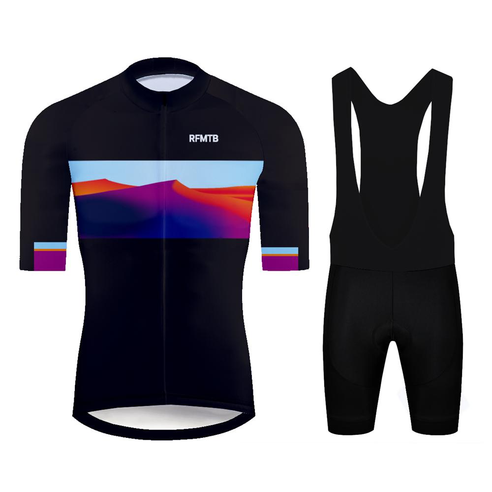 

2025 Pro Men s Cycling Jersey Set Short Sleeve Breathable Summer Cycling Clothing Suit Maillot Ciclismo Team Bicycle S