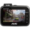 AMS-D103 Dash Camera, 2.7 Inches, 2 Megapixels, Built-in GPS, Continuous Recording, Impact Recording, G-Sensor, Wide Dynamic Range