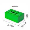 Two-Tone ABS Building Blocks Tissue Box - Creative Pull-out Design for Bathroom & Living Room