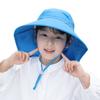 Zomer Vissershoed voor Kinderen, Jongens Meisjes Brede Rand Sjaal Zon Hoed, UV Bescherming Ademende Baby Hoedjes