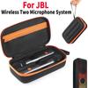 Estojo rígido para microfone sem fio JBL Wireless Two Microphone System Bolsa de transporte para viagem com microfone duplo à prova d'água