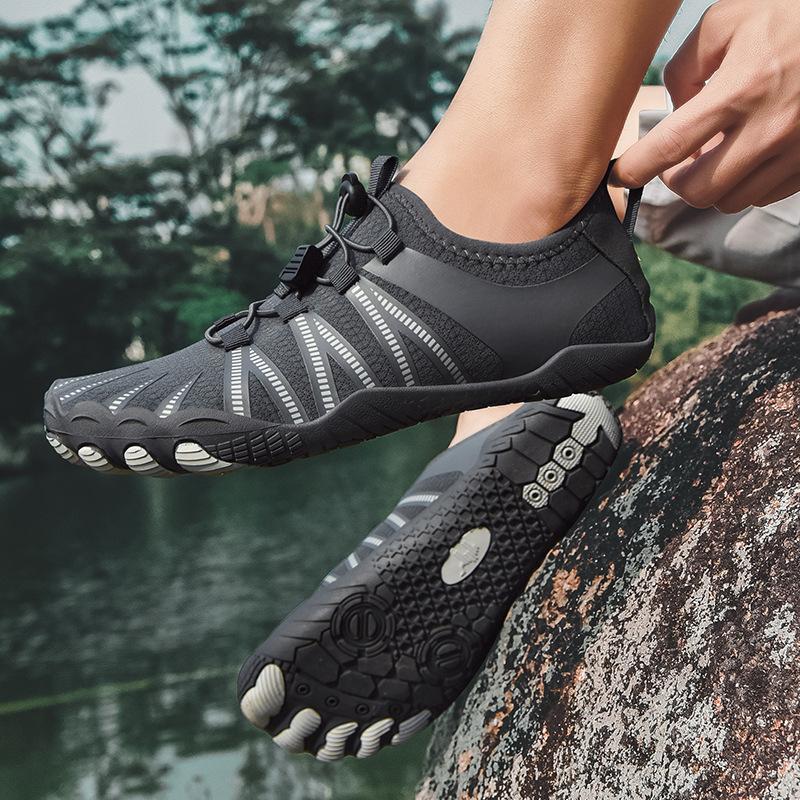 Sommer Unisex Atmungsaktive Barfuß Trail Schuhe Schnelltrocknend Strapazierfähig Rutschfest Leichte Sandalen Outdoor Waten Klettern Wanderschuhe